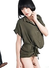 Japanese Shemale Yoko Standing Fuck