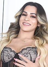 Gabi Lins will stuff her massive creamy dick up all your tight holes